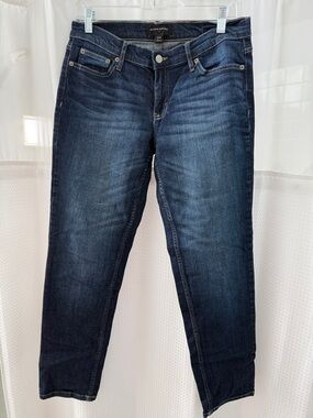 Banana Republic Low Rise Dark Blue Jeans size 4, 28 inseam